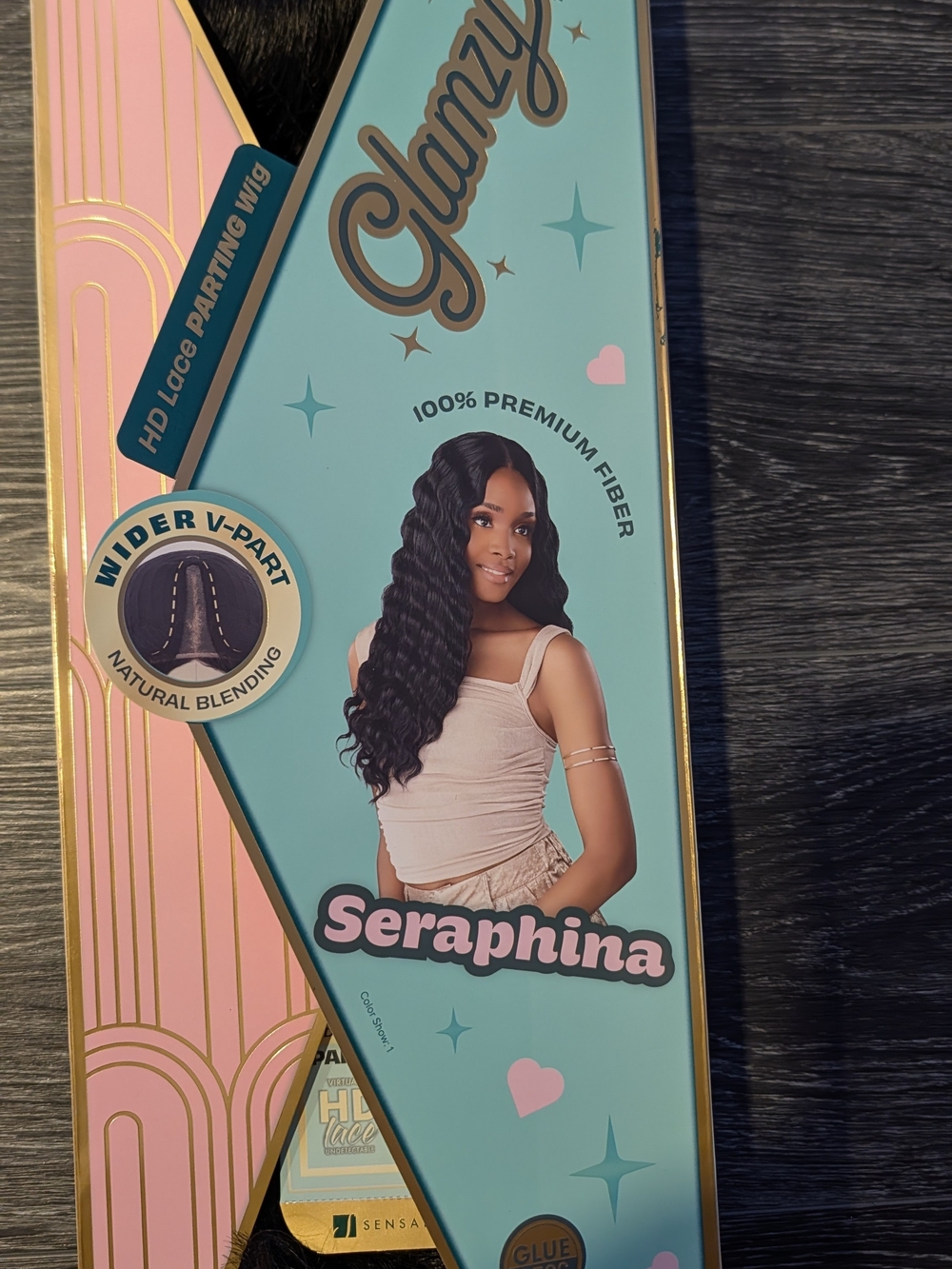Glamzy Seraphina Wave Lace Front Wig - Black